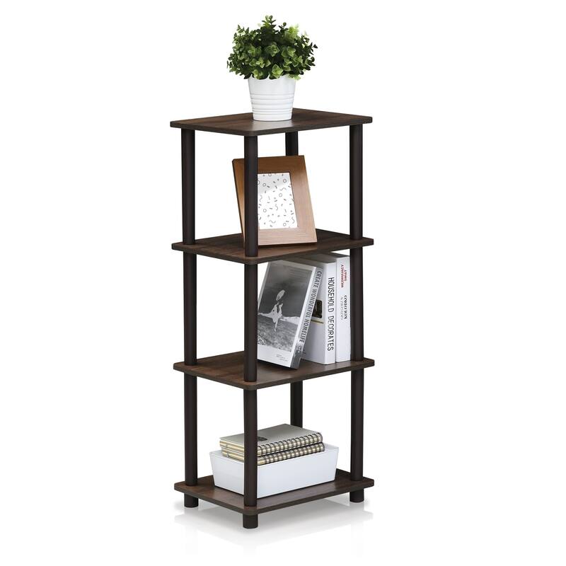 Porch & Den Hargrave Walnut/Brown 3-space Shelf