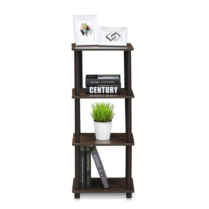 Porch & Den Hargrave Walnut/Brown 3-space Shelf