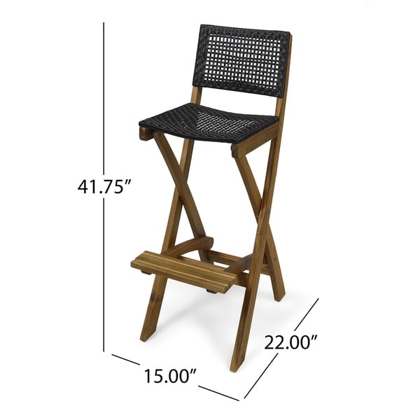 folding bar height stools