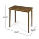 Polaris Outdoor 45" Rectangular 3 Piece Wood and Wicker Bar Height Set by Christopher Knight Home - Thumbnail 3