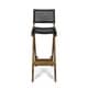 Polaris Outdoor 45" Rectangular 3 Piece Wood and Wicker Bar Height Set by Christopher Knight Home - Thumbnail 4