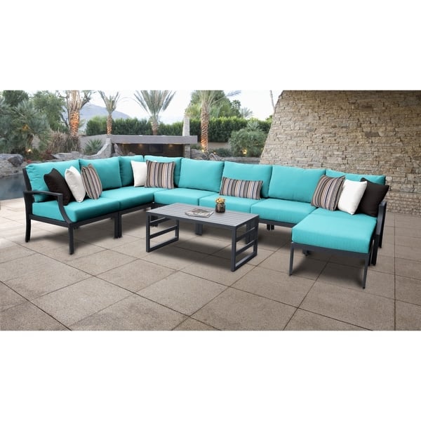 Moresby 9 Piece Outdoor Aluminum Patio Furniture Set 09d By Moresby 9 Piece Outdoor Aluminum