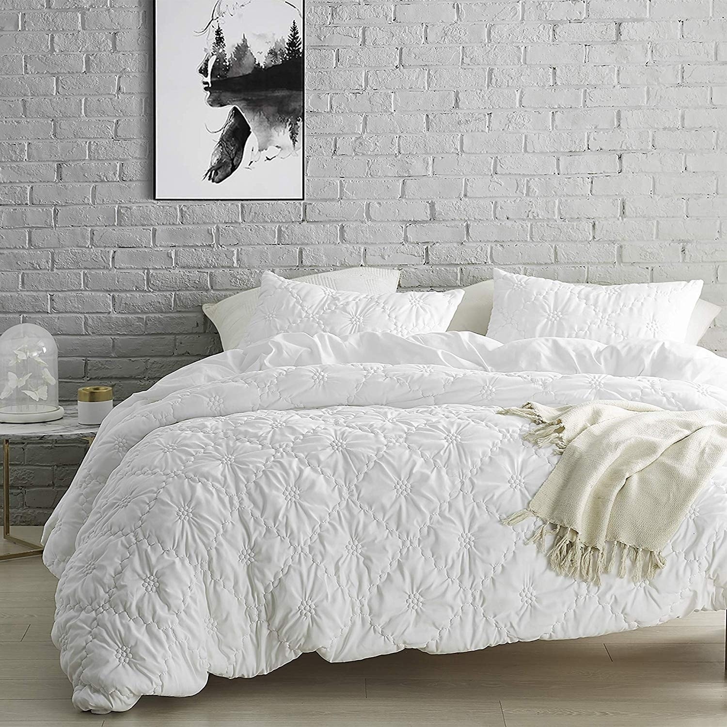 Shop Farmhouse Morning Textured Bedding Duvet Cover Overstock