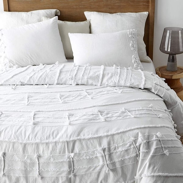 Shop Harmony Textured Duvet Cover On Sale Overstock 27663014