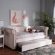 preview thumbnail 2 of 18, Carbon Loft Zoltowski Tufted Contemporary Daybed with Trundle