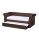 preview thumbnail 7 of 18, Carbon Loft Zoltowski Tufted Contemporary Daybed with Trundle