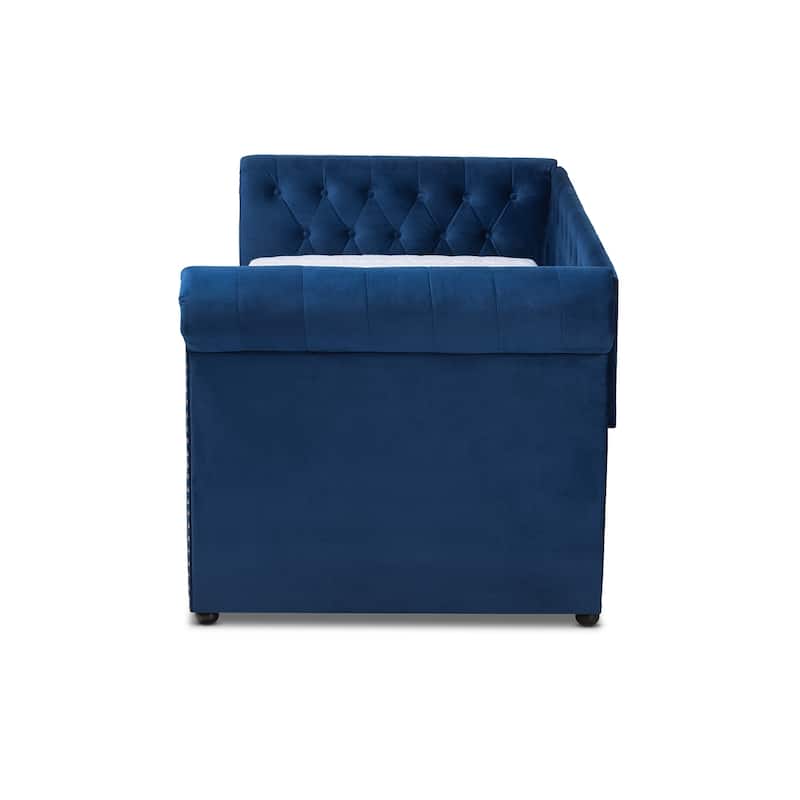 Carbon Loft Zoltowski Tufted Contemporary Daybed with Trundle