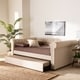 preview thumbnail 5 of 18, Carbon Loft Zoltowski Tufted Contemporary Daybed with Trundle