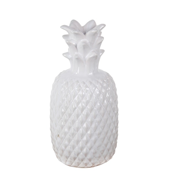 Privilege White Ceramic Pinapple