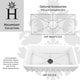preview thumbnail 3 of 1, Highpoint Collection Grid for 33-inch Fireclay Sink - 28.5 X 13.25 X 1 INCH - 28.5 X 13.25 X 1 INCH