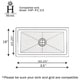 preview thumbnail 2 of 1, Highpoint Collection Grid for 33-inch Fireclay Sink - 28.5 X 13.25 X 1 INCH - 28.5 X 13.25 X 1 INCH