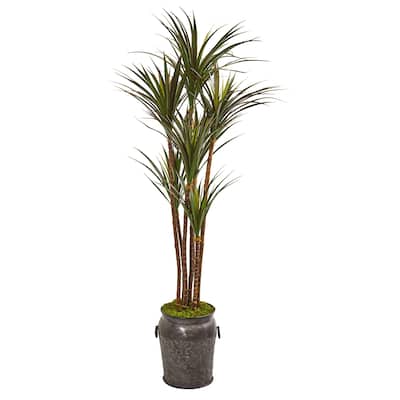 6' Giant Yucca Artificial Tree in Decorative Planter UV Resistant (Indoor/Outdoor)