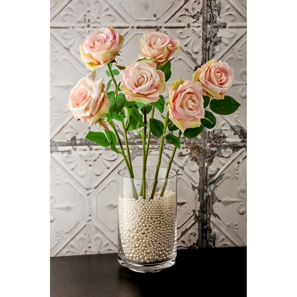 Natural Touch Parfait Roses 22" Long (Set of 6) - Pink