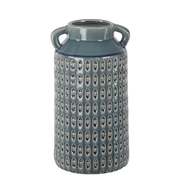 Privilege Blue Round Ceramic Pot