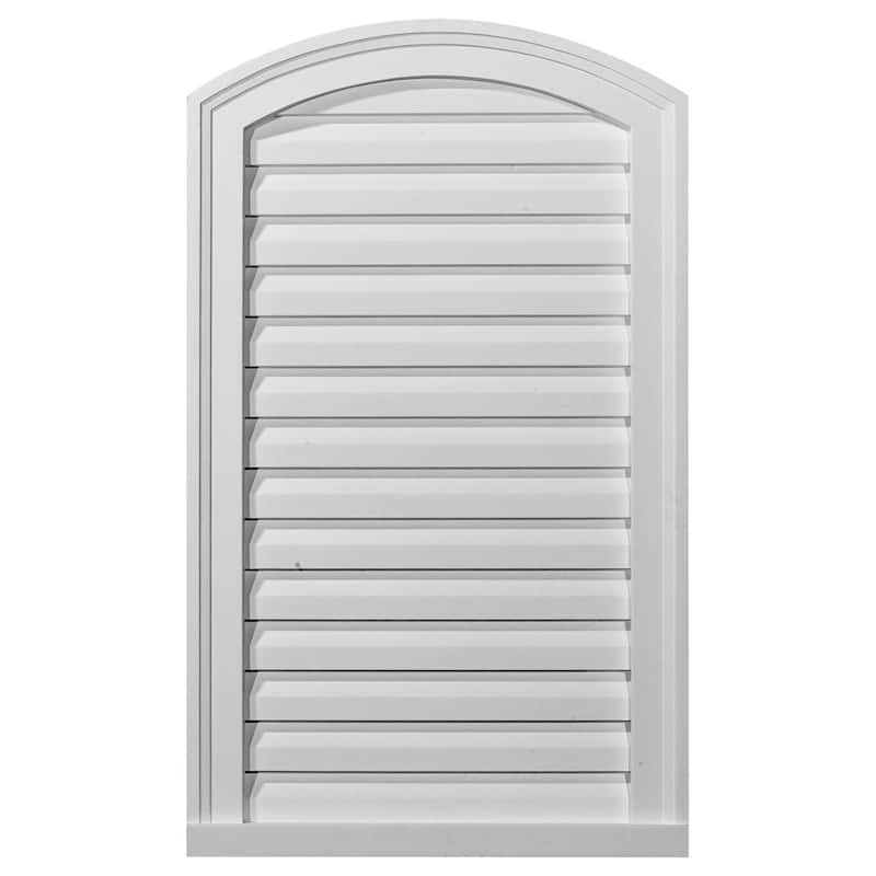 Eyebrow Gable Vent Louver - 18"W x 30"H x 1 1/2"P - Non-Functional