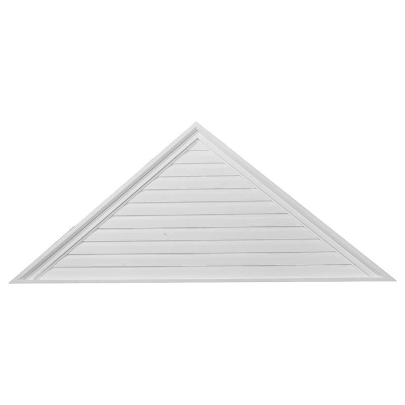 Triangle Gable Vent - 72"W x 21"H x 1 1/4"P x 7/12 Pitch - Functional