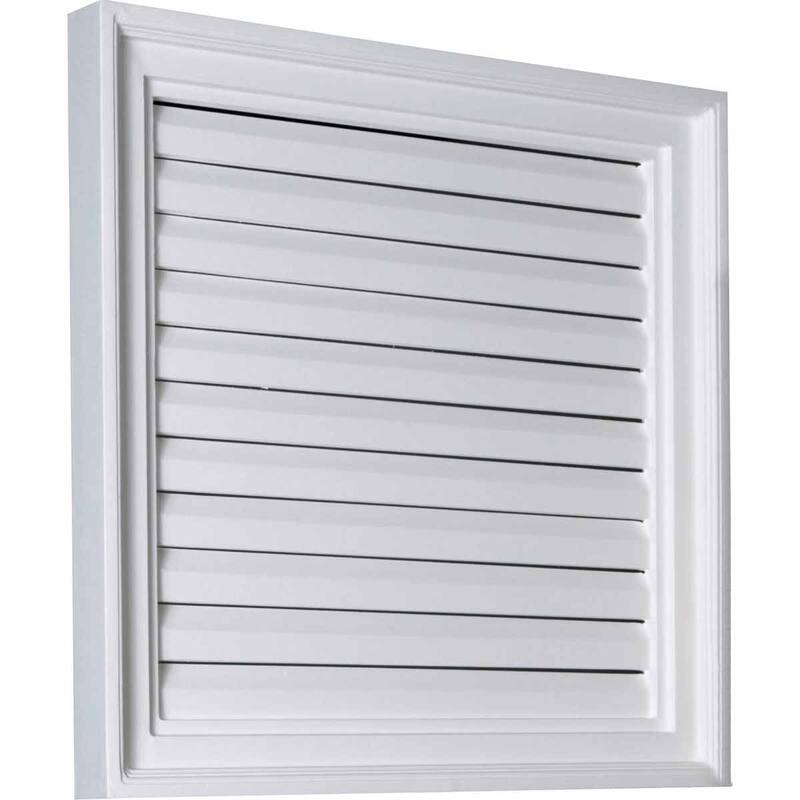 Vertical Gable Vent Louver