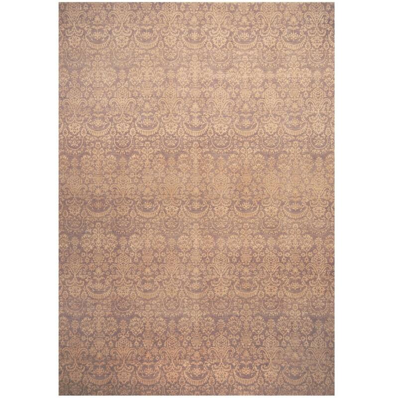 Handmade One-of-a-Kind Vegetable Dye Khotan Wool Rug (Afghanistan) - 9'10 x 14'
