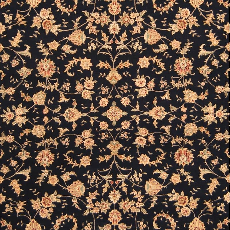 Handmade One-of-a-Kind Tabriz Wool and Silk Rug (India) - 10' x 14'4
