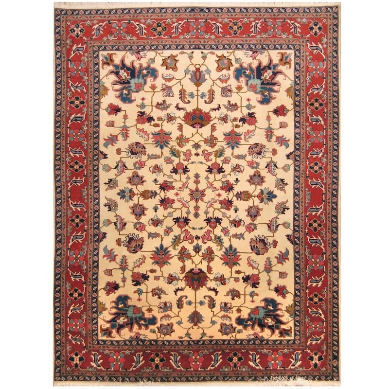Handmade One-of-a-Kind Mahal Wool Rug (Iran) - 9'10 x 13'