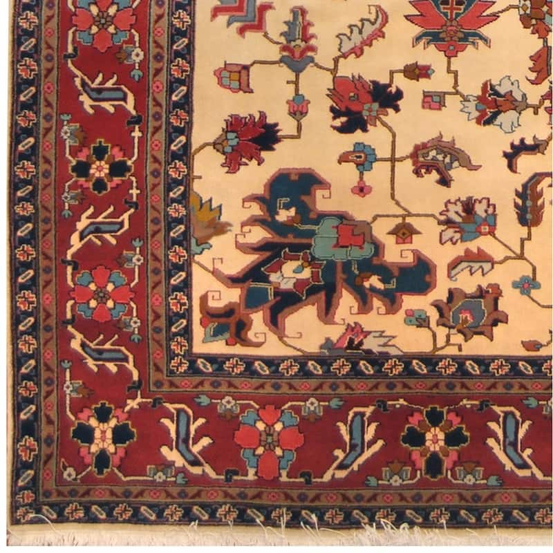 Handmade One-of-a-Kind Mahal Wool Rug (Iran) - 9'10 x 13'