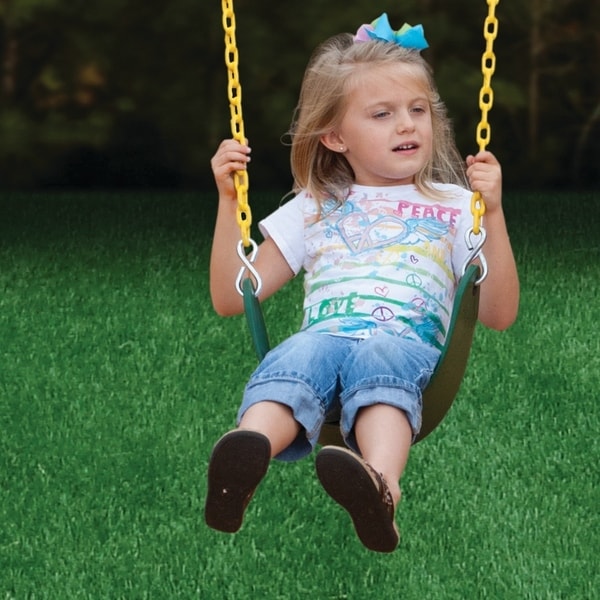 five star ii space saver cedar swing set