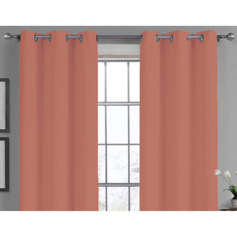 Porch & Den Lindsey Solid Color Window Panel