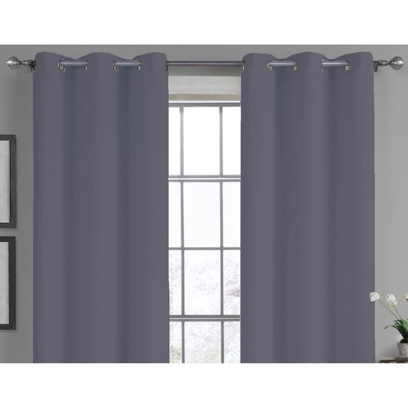 Porch & Den Lindsey Solid Color Window Panel