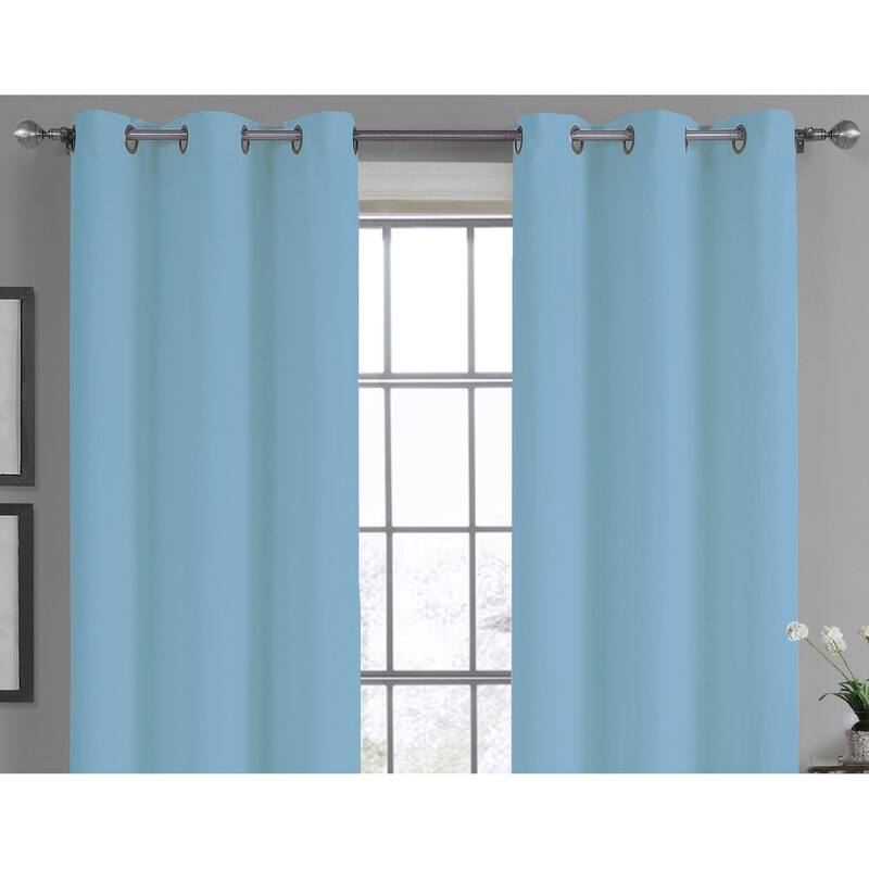 Porch & Den Lindsey Solid Color Window Panel