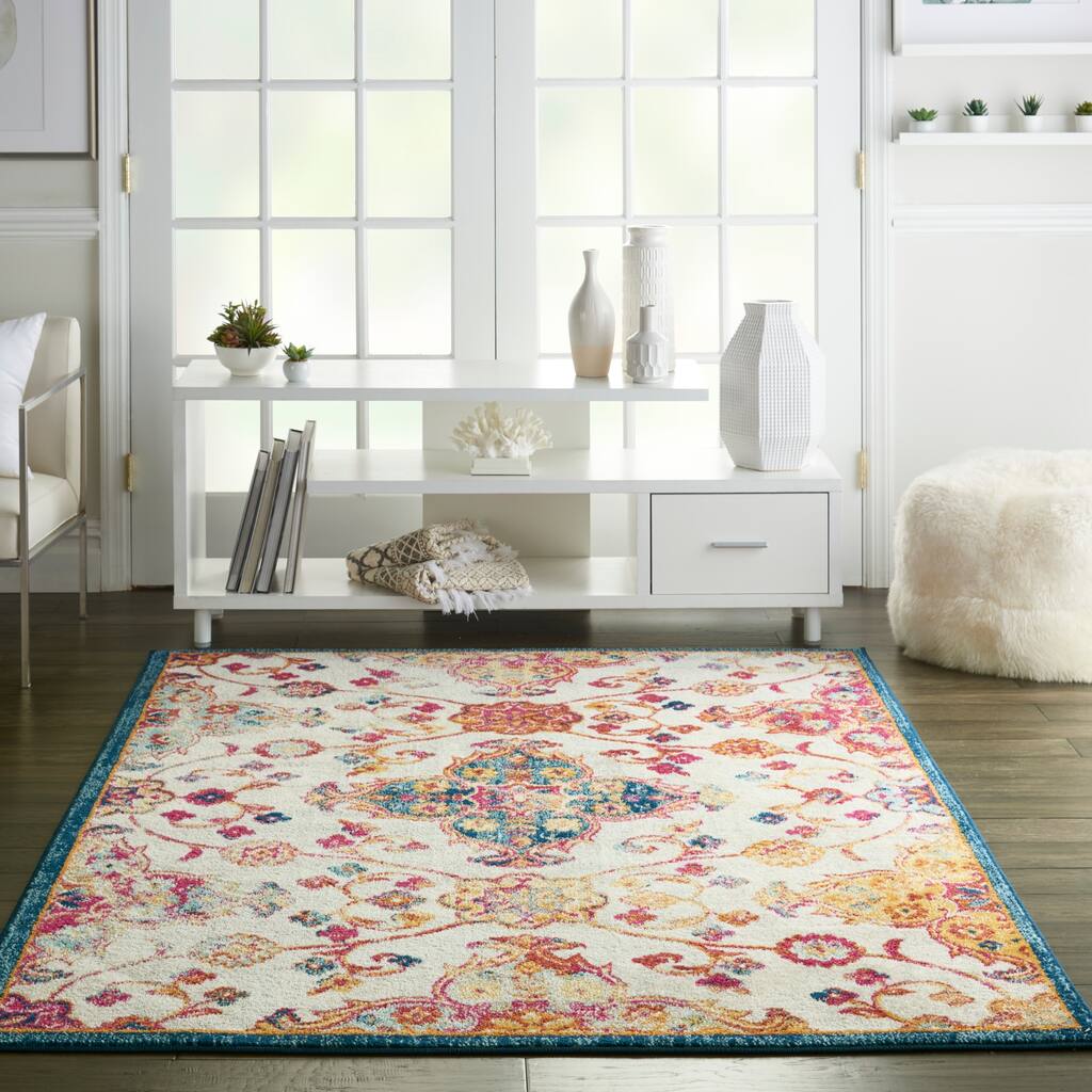 Porch & Den Groner Vintage Botanical Area Rug