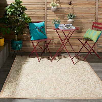 Porch & Den Godwin Medallion Indoor/Outdoor Area Rug