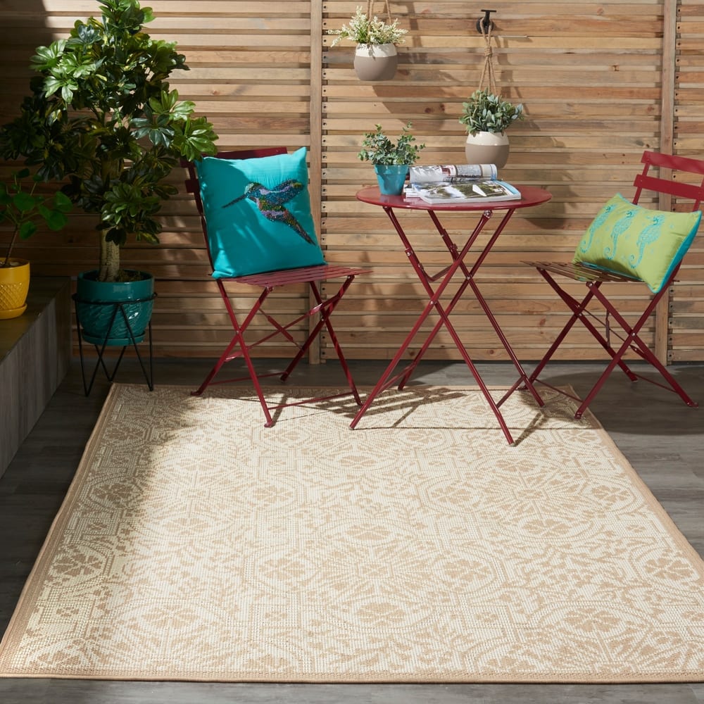 Porch & Den Godwin Medallion Indoor/Outdoor Area Rug