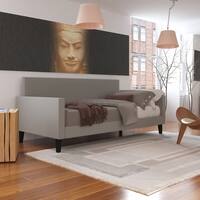 Handy Living Upholstered Twin-size Velvet Square Back Daybed