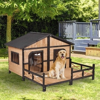outdoor insulated dog kennel