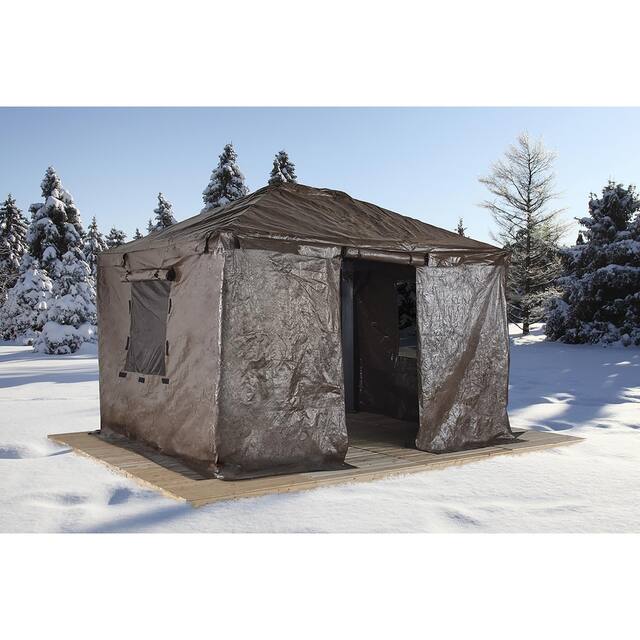 Universal Winter Gazebo Cover 12 x 12 ft Overstock 27674788