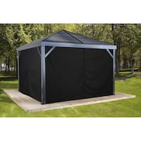 Black Gazebos Pergolas Shop Online At Overstock