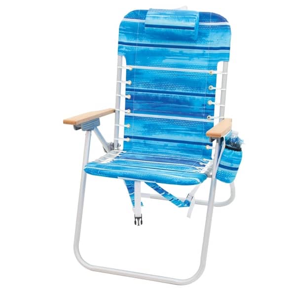 Shop Rio Gear 4 Position Hi Boy Backpack Beach Chair Stripe
