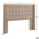 preview thumbnail 17 of 15, Melina Linen Tufted Wingback Headboard by iNSPIRE Q Bold