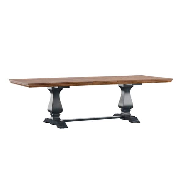 Eleanor Oak Finish 86 104 Inch Dining Table With Leaf By 86 104 Inch Dining Table With Leaf