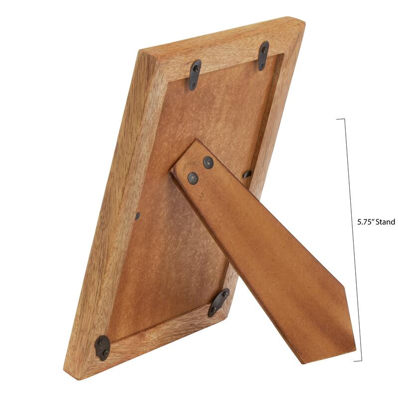 Distressed Wood Two Tone Design Photo Frame