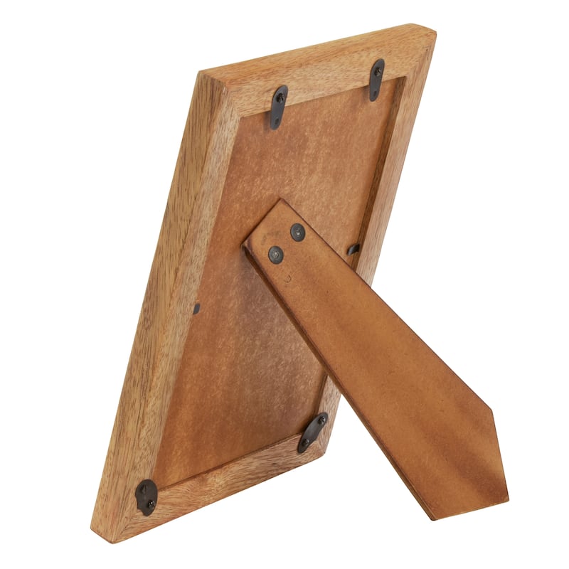 Distressed Wood Two Tone Design Photo Frame