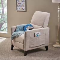Christopher Knight Home Alscot Fabric Push Back Contemporary Recliner