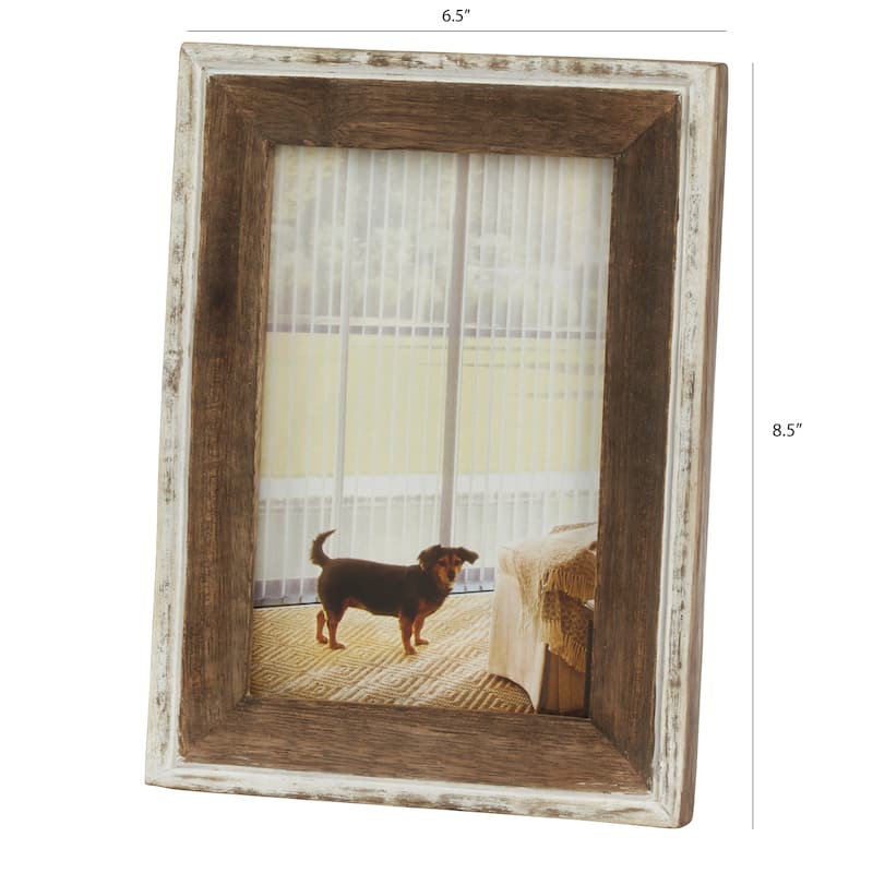 Saro Lifestyle Distressed Wooden Design Picture Frame
