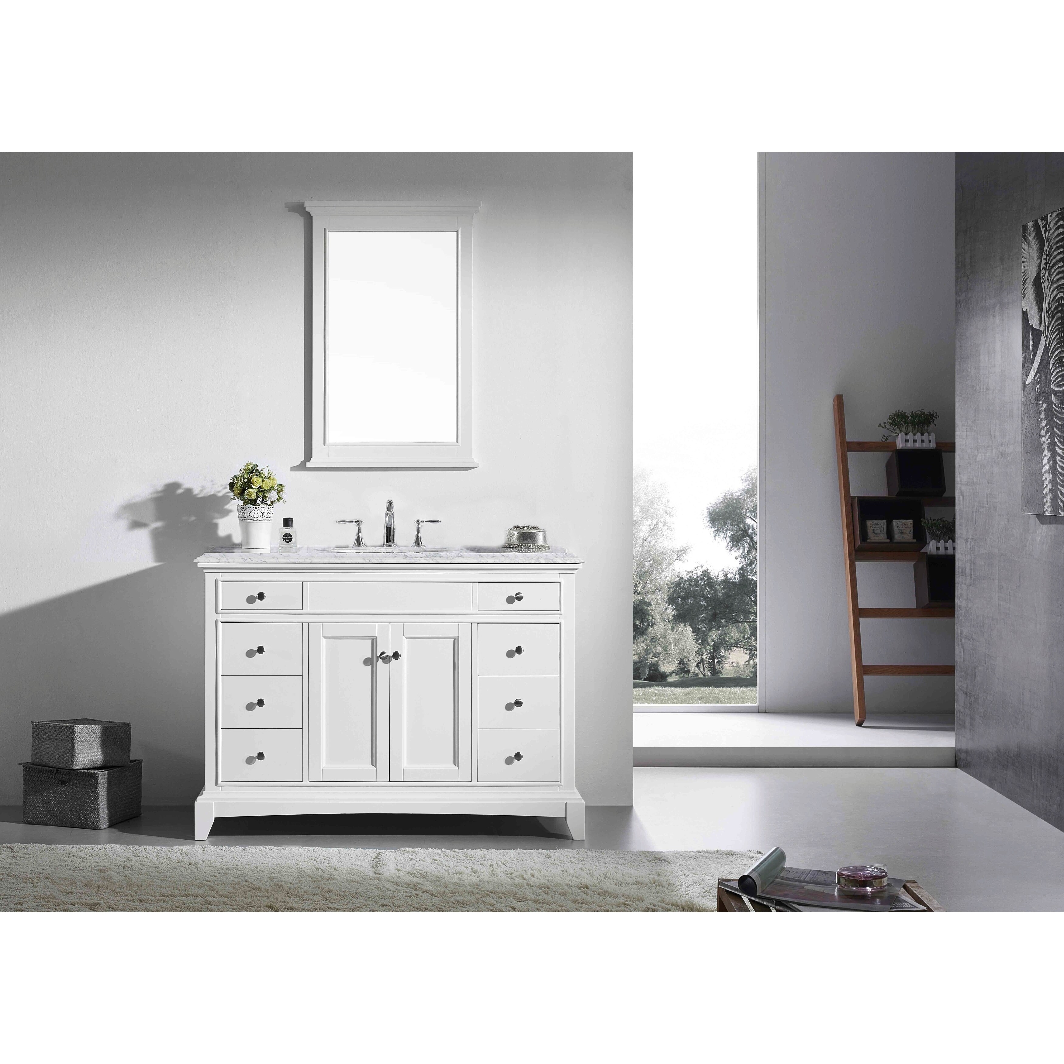 Shop Black Friday Deals On Eviva Elite Princeton 42 White Vanity Overstock 27678273