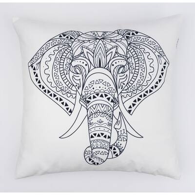 Elephant Modern Pillow