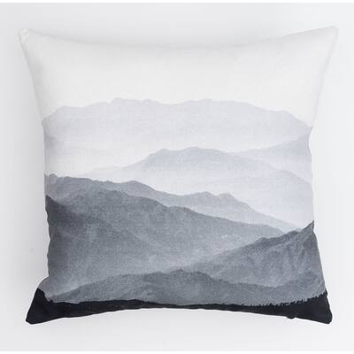 Mountains Modern Pillow