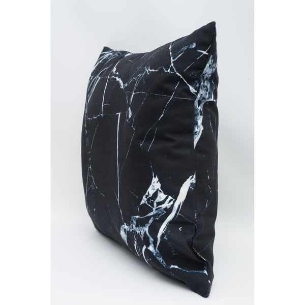 Black Marble Modern Pillow Overstock 27678776