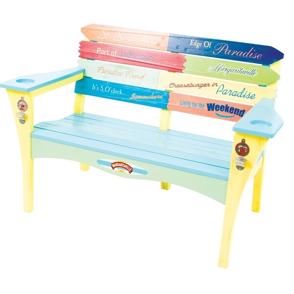 Margaritaville Garden Bench - Thumbnail 2