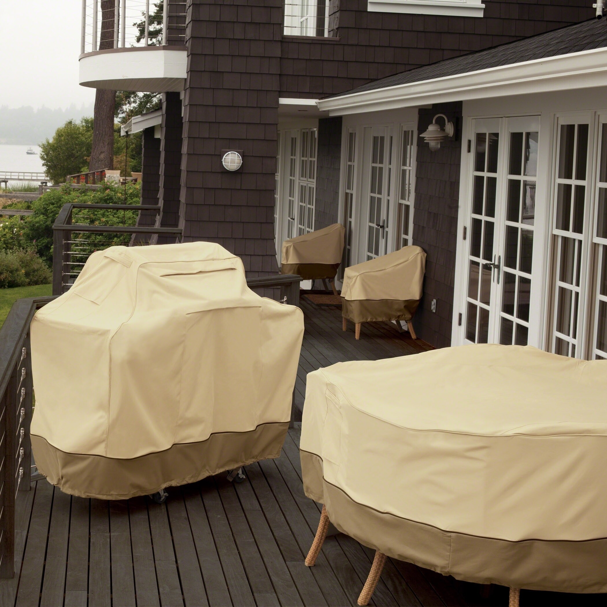 Shop Classic Accessories Veranda Water Resistant 90 Inch Round Patio Daybed Cover Overstock 27678879