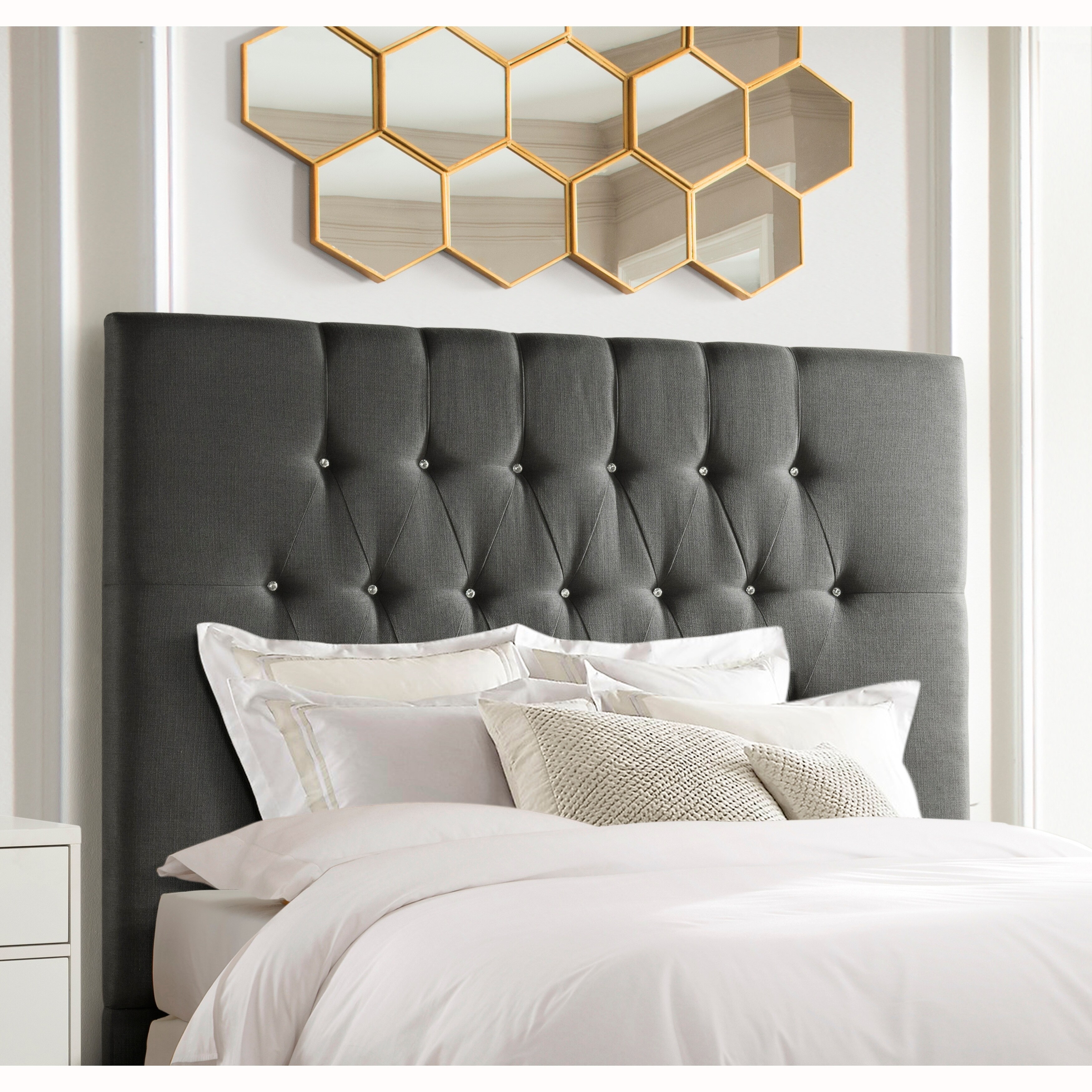 atlantida-liz: Tall Tufted Headboard King